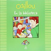 Caillou en la biblioteca