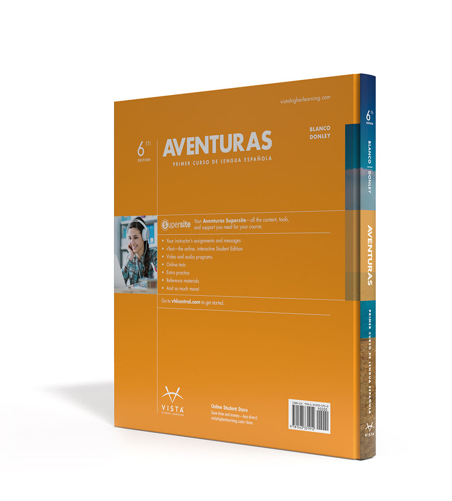 Aventuras, 6th Edition – Student Store - Vista Higher Learning